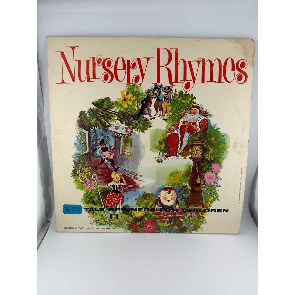 United Artists Tale Spinners For Children Nursery Rhymes Vintage Vinyl 11015